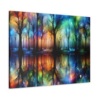 "Enchanted Rainbow Woods" - The Alien Canva