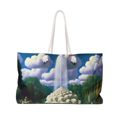 "The Vegetable Fountain: A Cauliflower Conglomerate" - The Alien Weekender Bag Surrealism