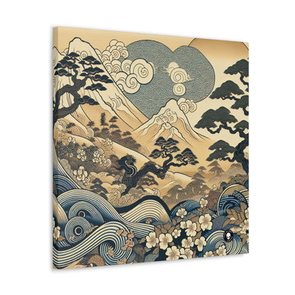 "Los sueños festivos de Edo" - The Alien Canva Ukiyo-e (impresión en madera japonesa)