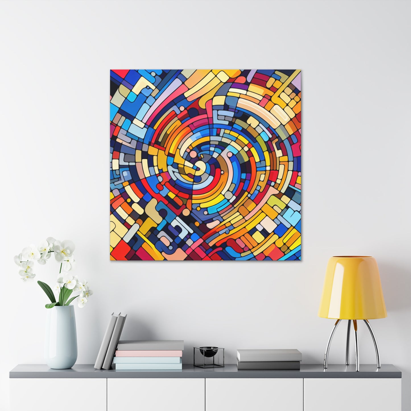 "Endless Possibilities" - The Alien Canva Abstract Art Style