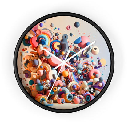 "Light Dance: An Interactive Art Installation" - The Alien Wall Clock Interactive Art