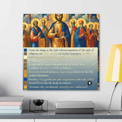 "Forged in Faith: The Journey from Despair to Hope" - The Alien Canva Religious Art