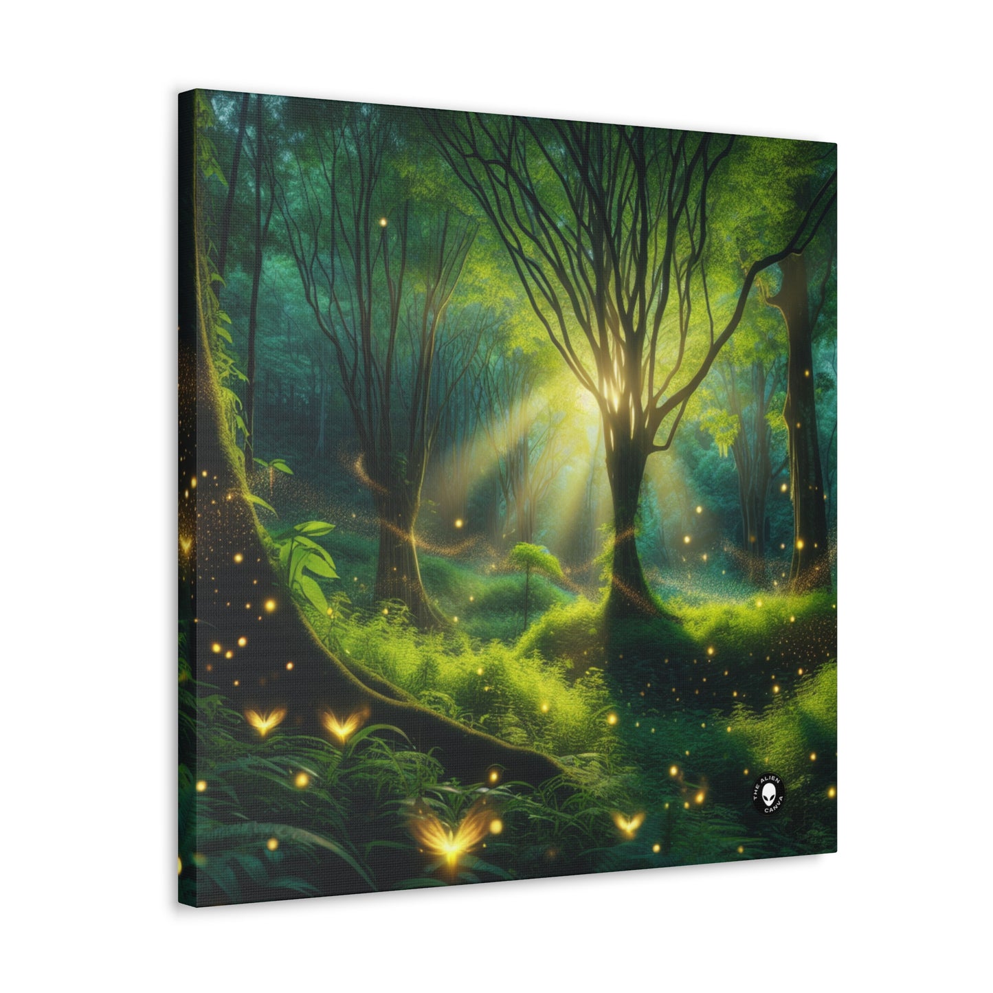 "Glowing Forest Magic" - The Alien Canva