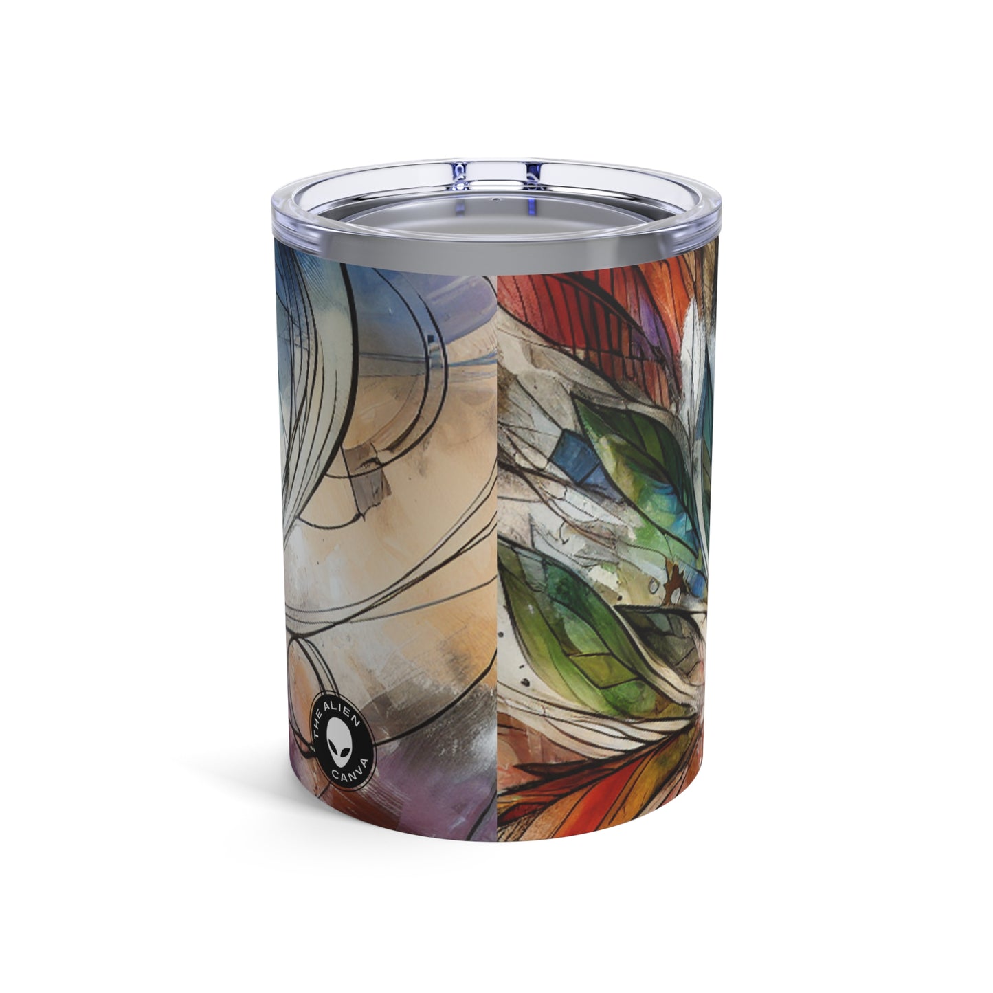 "Viaje emocional abstracto" - The Alien Tumbler 10oz Expresionismo abstracto