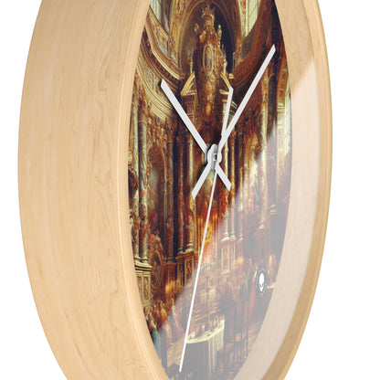 "Masquerade Majesty: A Regal Baroque Ballroom" - The Alien Wall Clock Baroque