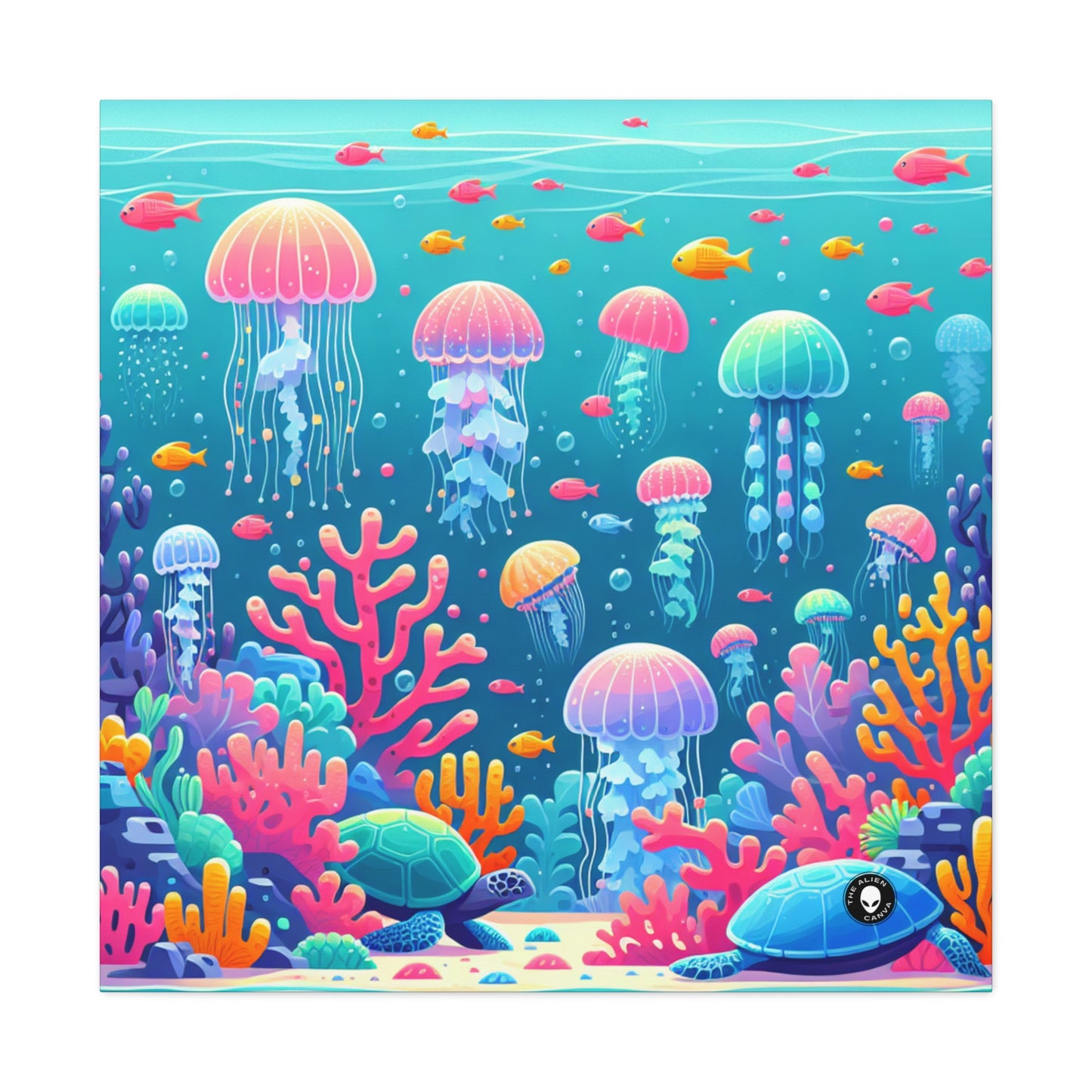 "Enchanting Underwater Symphony" - The Alien Canva