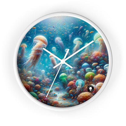 "Jellyfish Dreamland" - The Alien Wall Clock