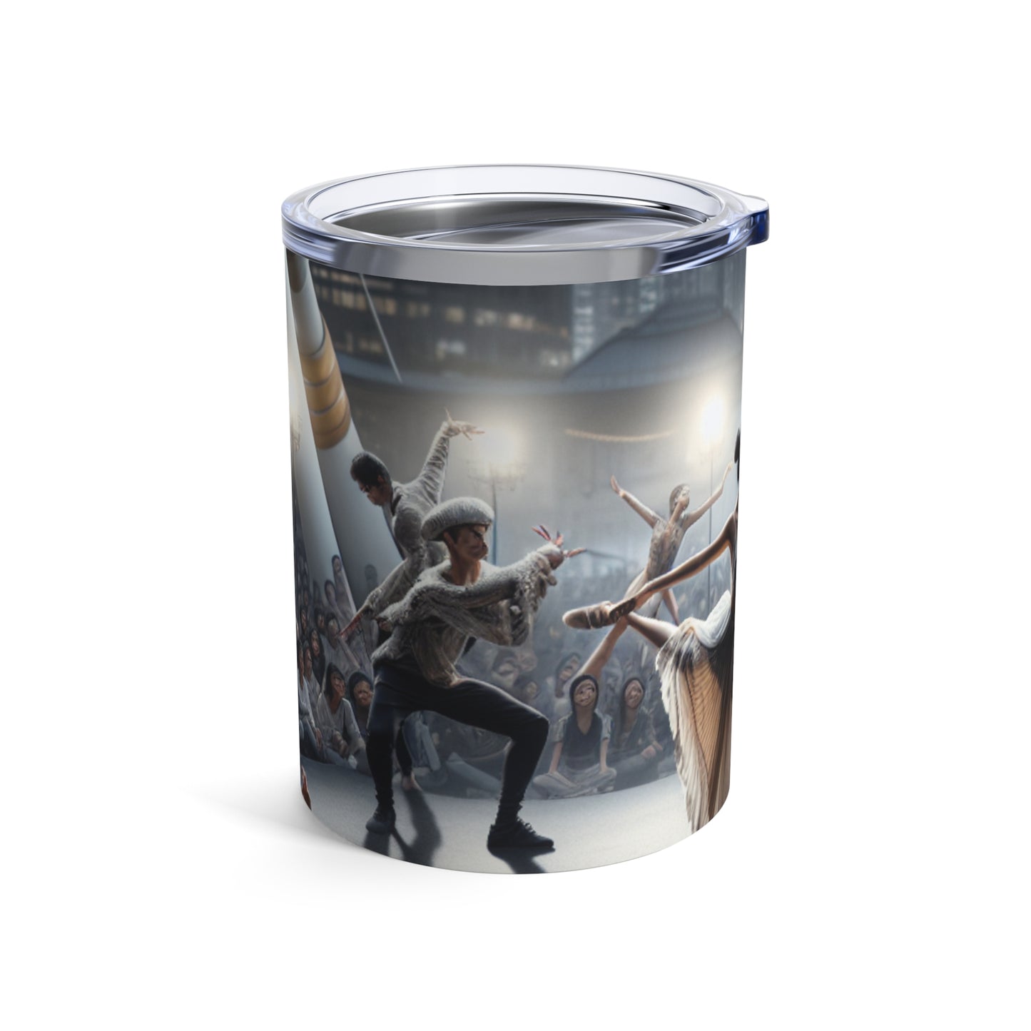 "Seasonal Elements: A Dynamic Performance Art Piece" - The Alien Tumbler 10oz Performance Art