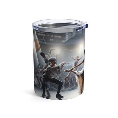 "Seasonal Elements: A Dynamic Performance Art Piece" - The Alien Tumbler 10oz Performance Art