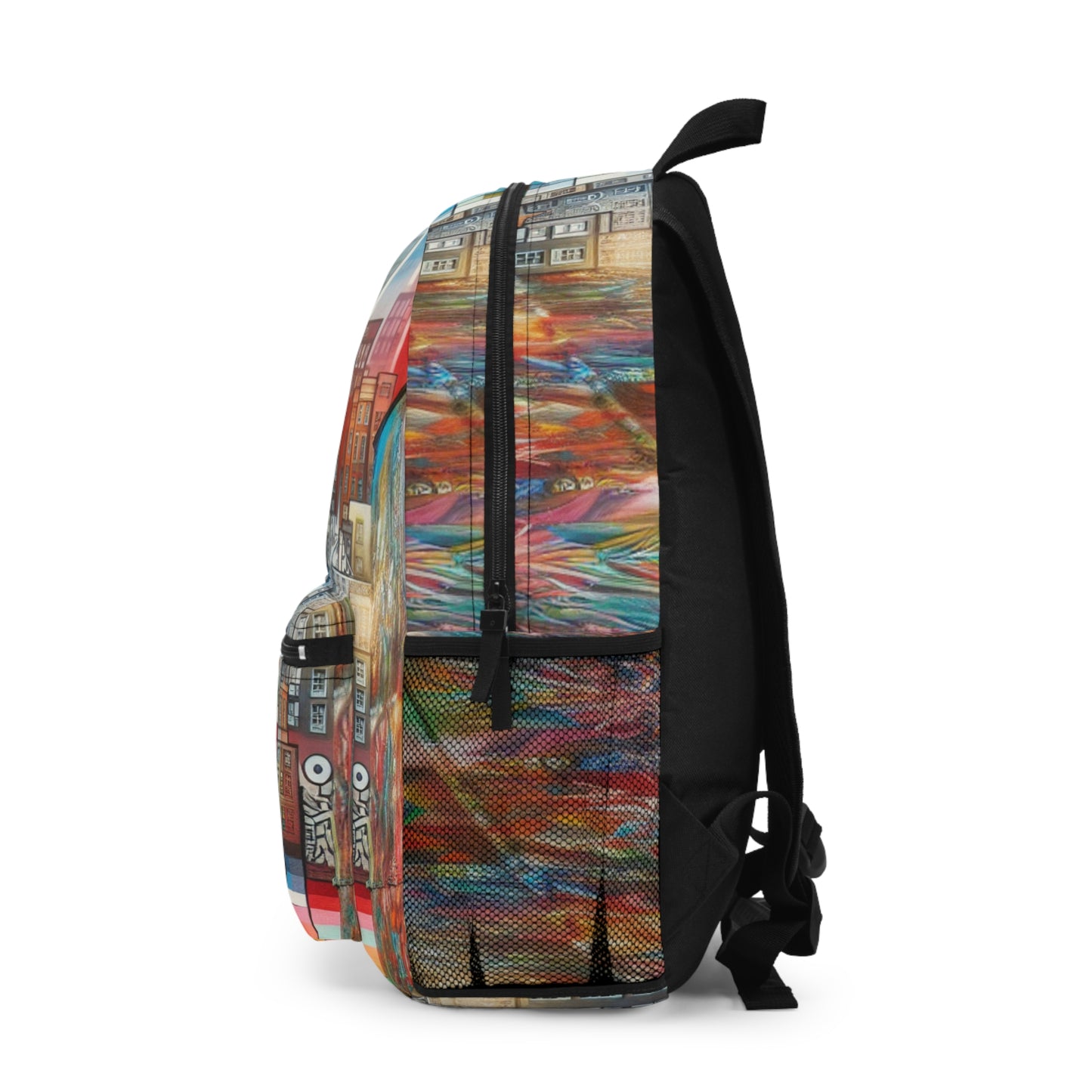 "Revolting Renaissance: A Vibrant Urban Uprising" - The Alien Backpack Street Art / Graffiti