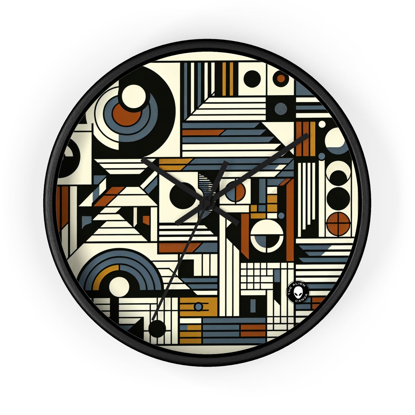 "Urban Elegance: A Concrete Art Exploration" - The Alien Wall Clock Concrete Art