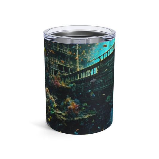 « Monde sous-marin fantaisiste » - Le verre Alien 10 oz