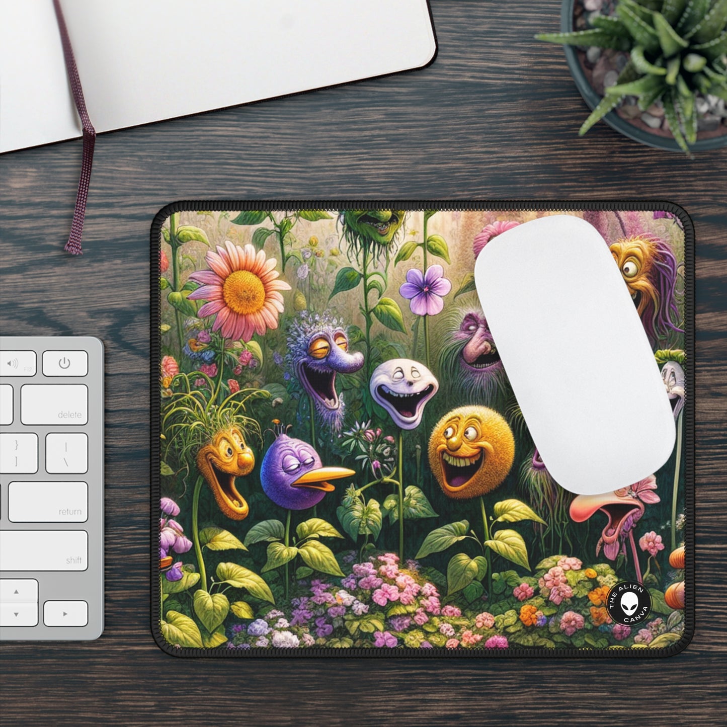 "The Talking Garden" - The Alien Gaming Mouse Pad