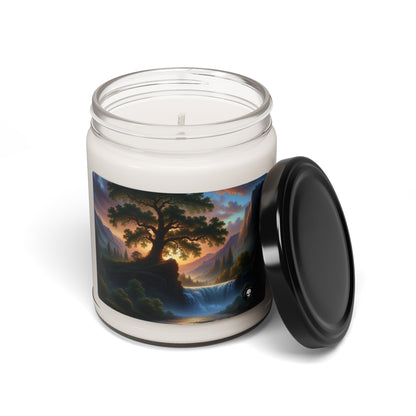 "The Storm's Embrace: A Romantic Landscape" - The Alien Scented Soy Candle 9oz Romanticism