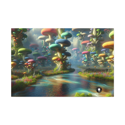 "Mystical Mushroom Wonderland" - The Alien Canva