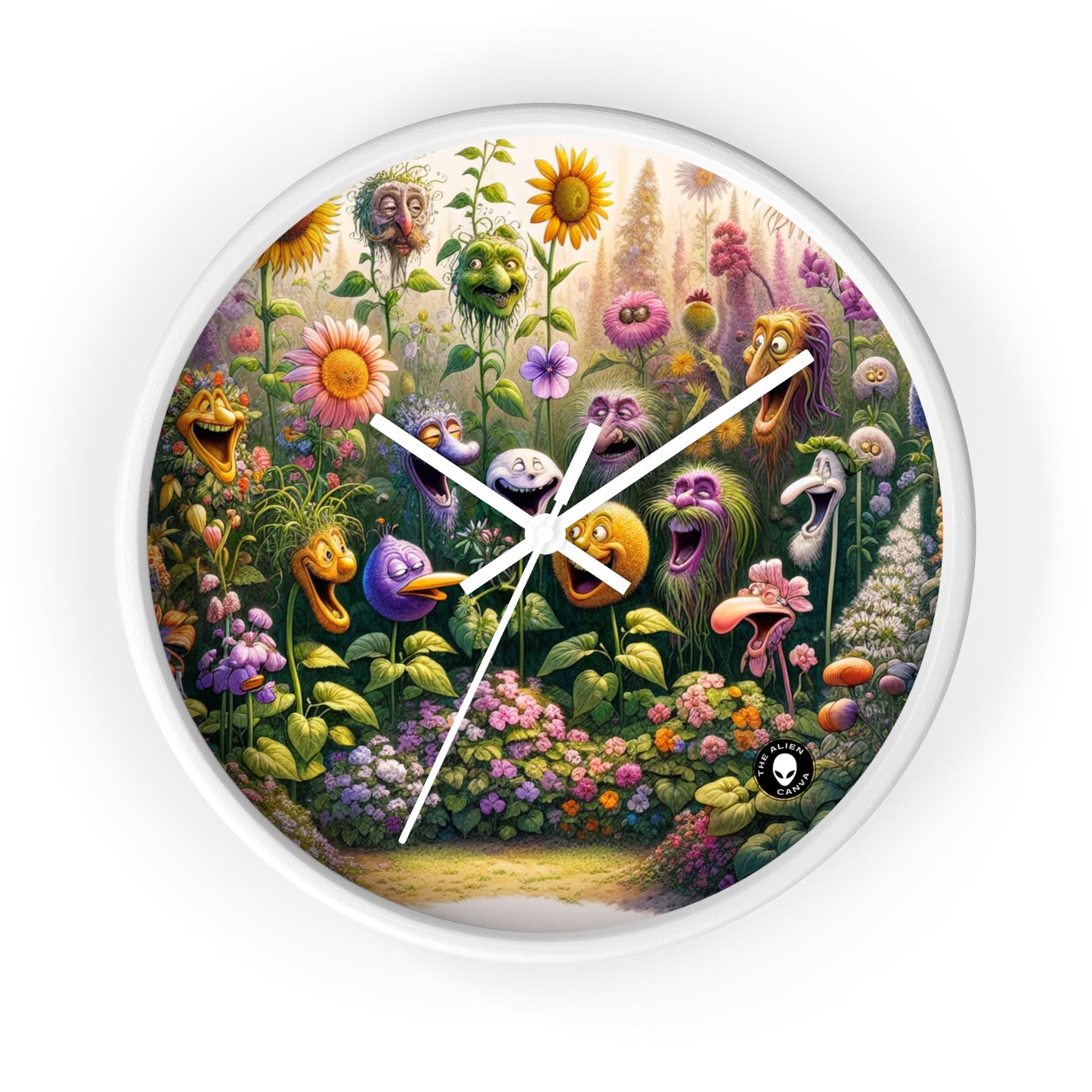 "El jardín parlante" - El reloj de pared extraterrestre