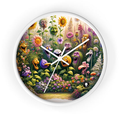 "The Talking Garden" - The Alien Wall Clock