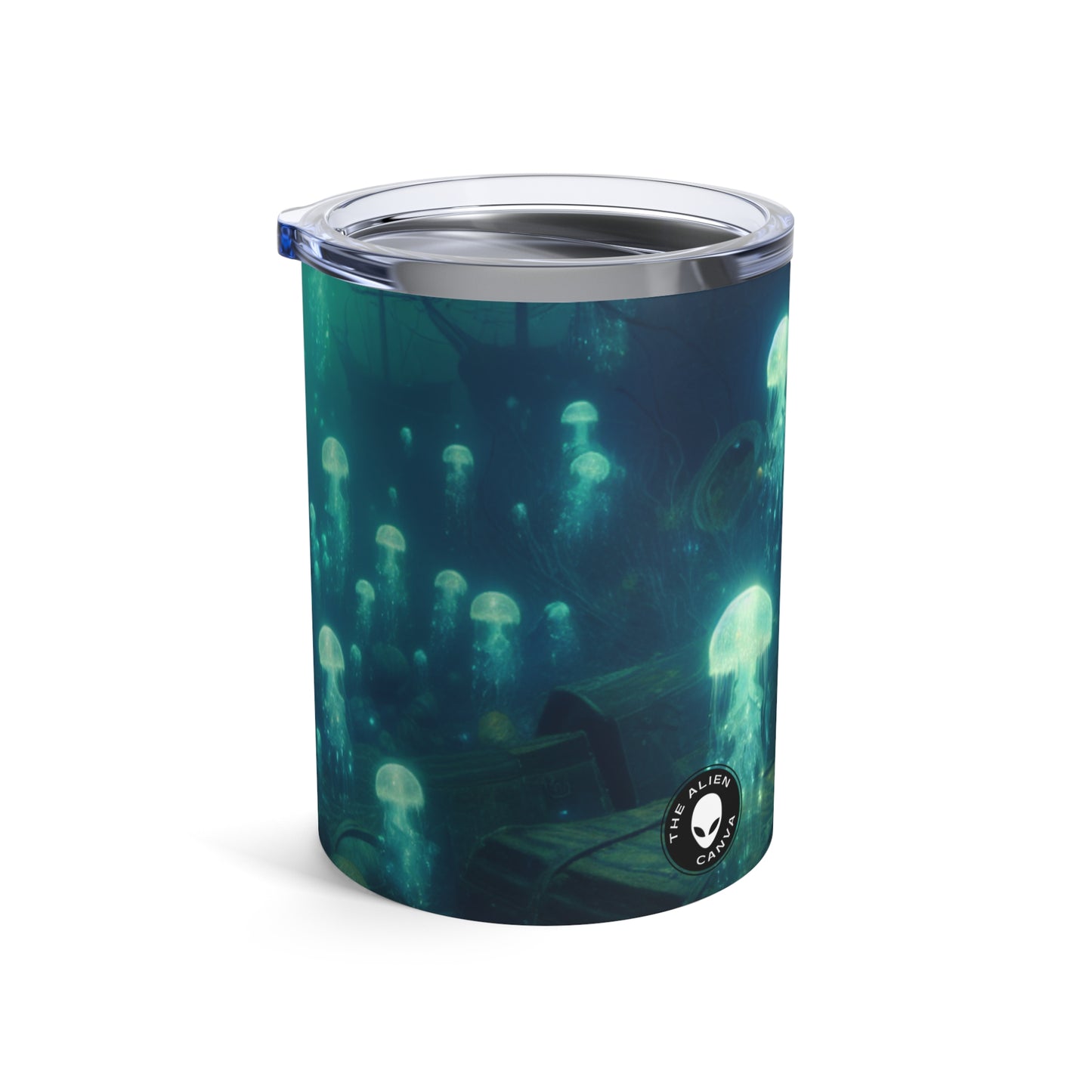 "Glowing Jellyfishes in the Deep" - The Alien Tumbler 10oz