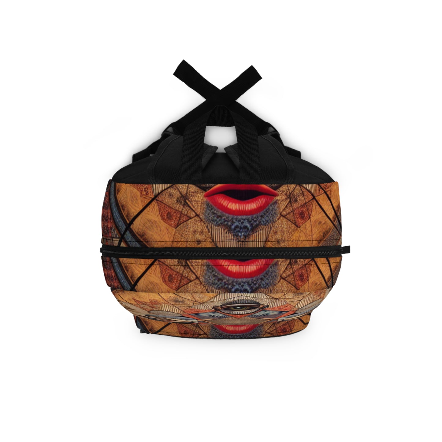 "Digital Chaos: A Postmodern Collage" - The Alien Backpack Postmodern Art