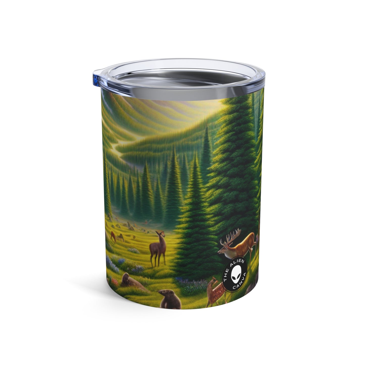 "Soulful Realism: Capturing Emotions in Portraiture" - The Alien Tumbler 10oz Realism