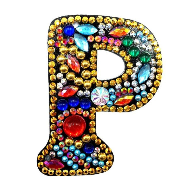 Single Alphabet LettersKey Chains Diamond Painting