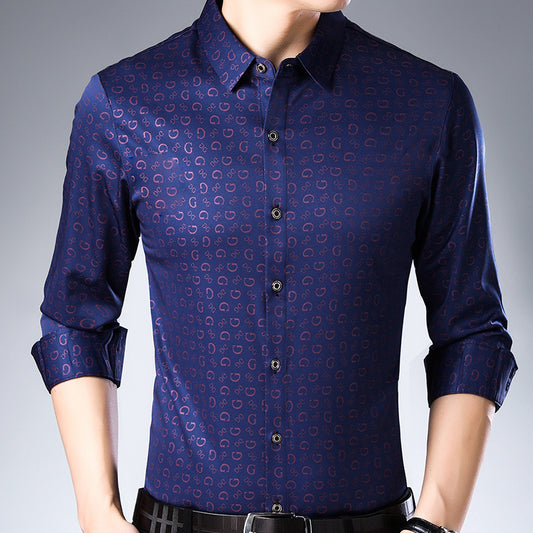 Camisa holgada estampada