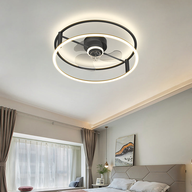 Modern Simple Ceiling Electric Fan Lamp