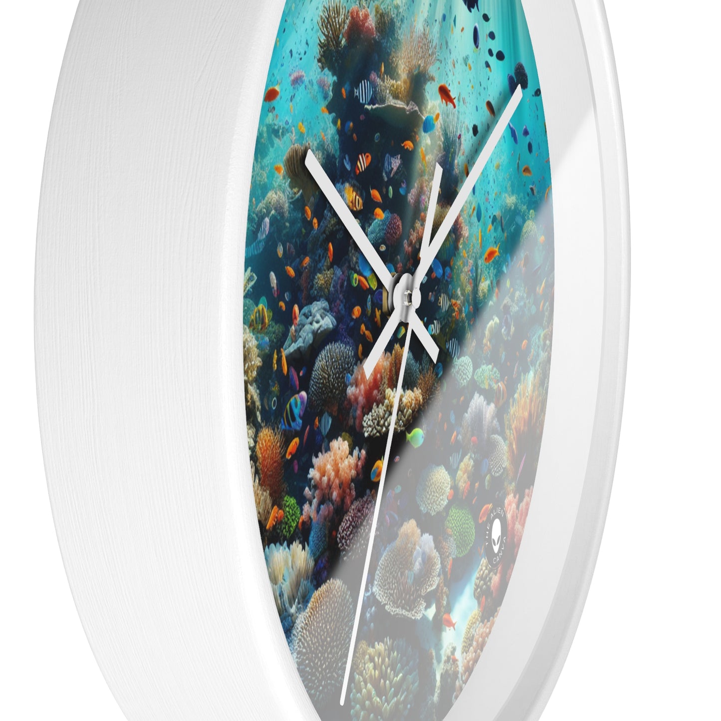 "Underwater Paradise: The Jewel of the Sea" - The Alien Wall Clock