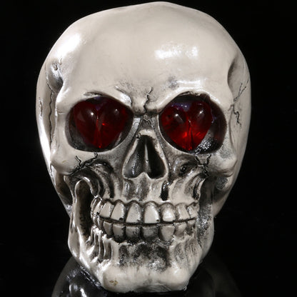 Resin skull led skull decoration for Halloween