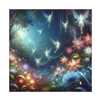 "Enchanted Moonlit Flower Forest" - The Alien Canva