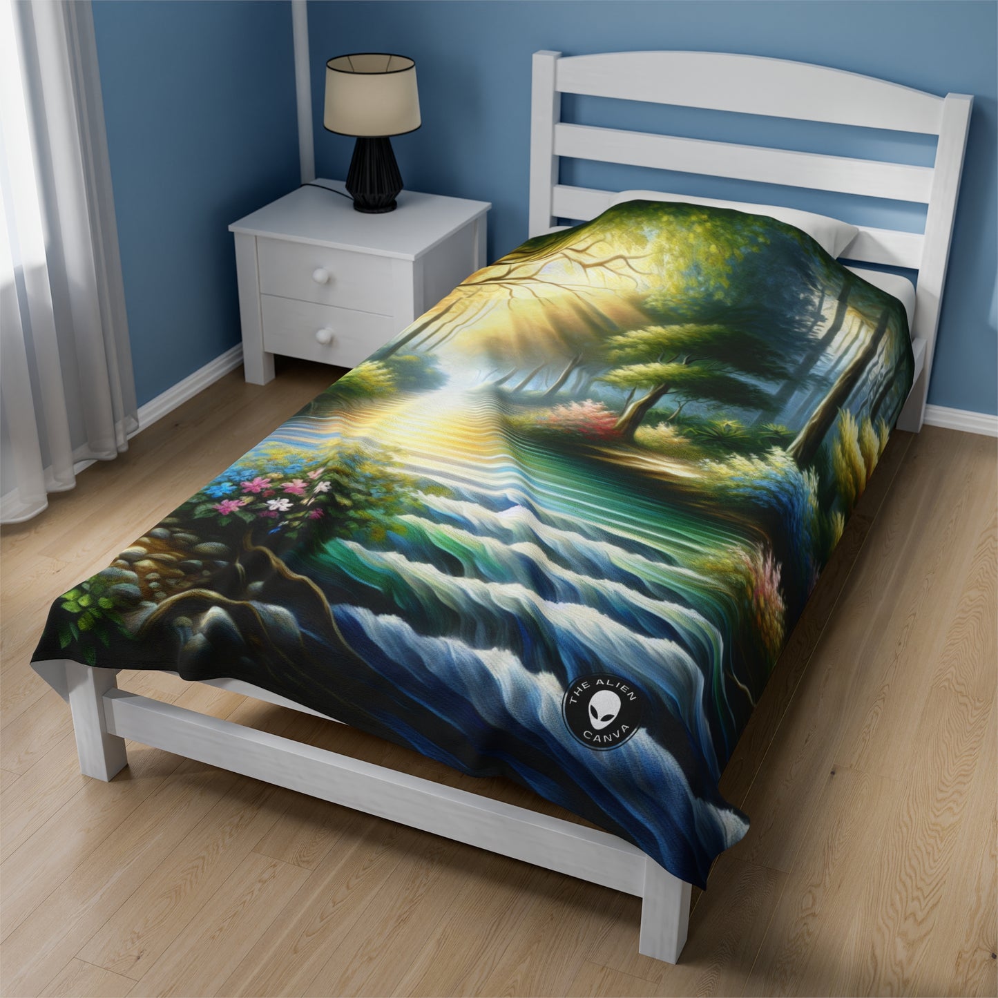 "Nature's Symphony" - The Alien Velveteen Plush Blanket