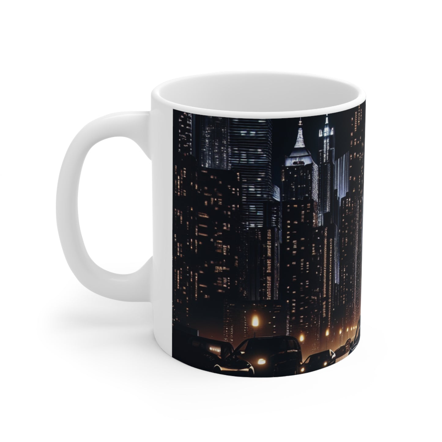 "Le monde est à moi : A City Drive" - ​​La tasse en céramique Alien 11oz