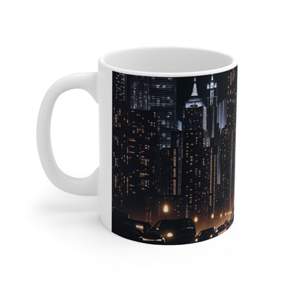 "Le monde est à moi : A City Drive" - ​​La tasse en céramique Alien 11oz