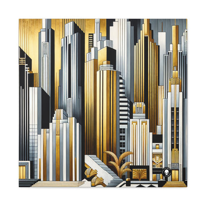 "Artistic Deco Dreamscape" - The Alien Canva Art Deco