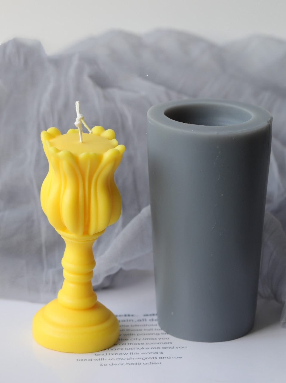 Molde de vela Tulip Candlestick