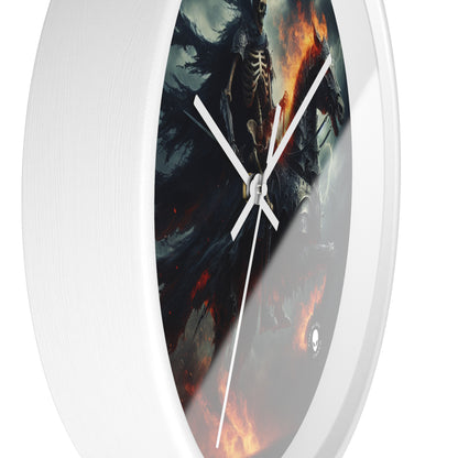 "Cavalry of the Night". - The Alien Wall Clock Gothic Art