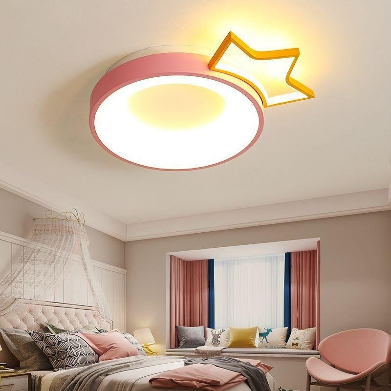 Lampes nordiques pour chambre d'enfant, Protection créative des yeux, lumière supérieure en L