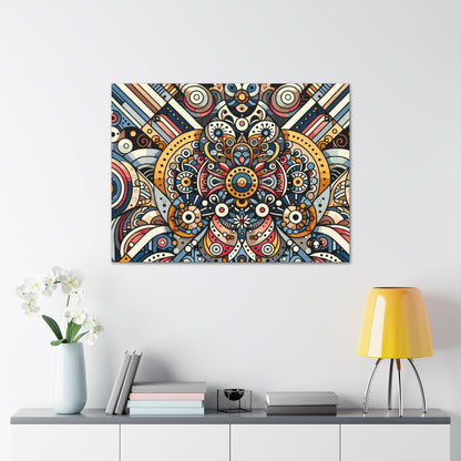 "Moroccan Mosaic Masterpiece" - The Alien Canva Pattern Art