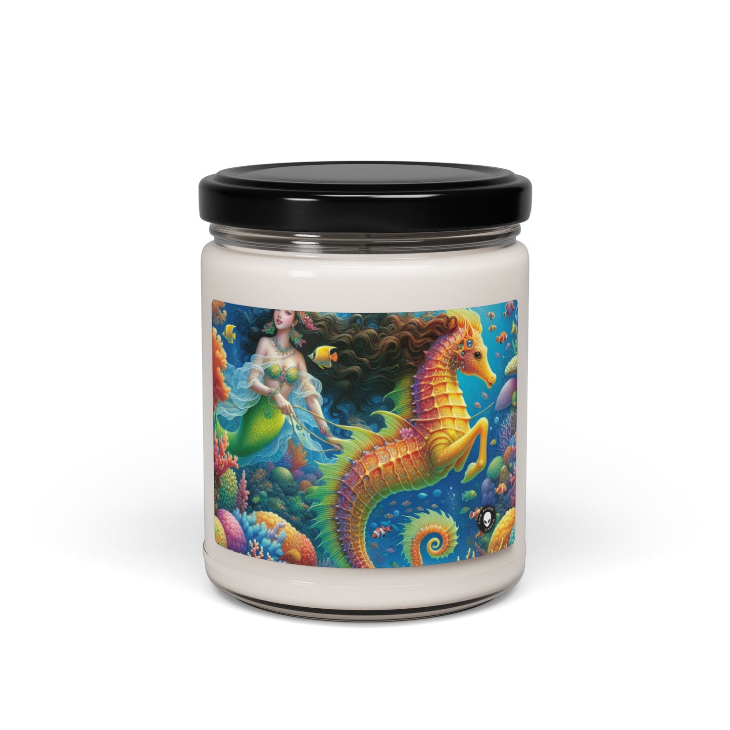 "Mermaid's Magical Coral Ride" - The Alien Scented Soy Candle 9oz