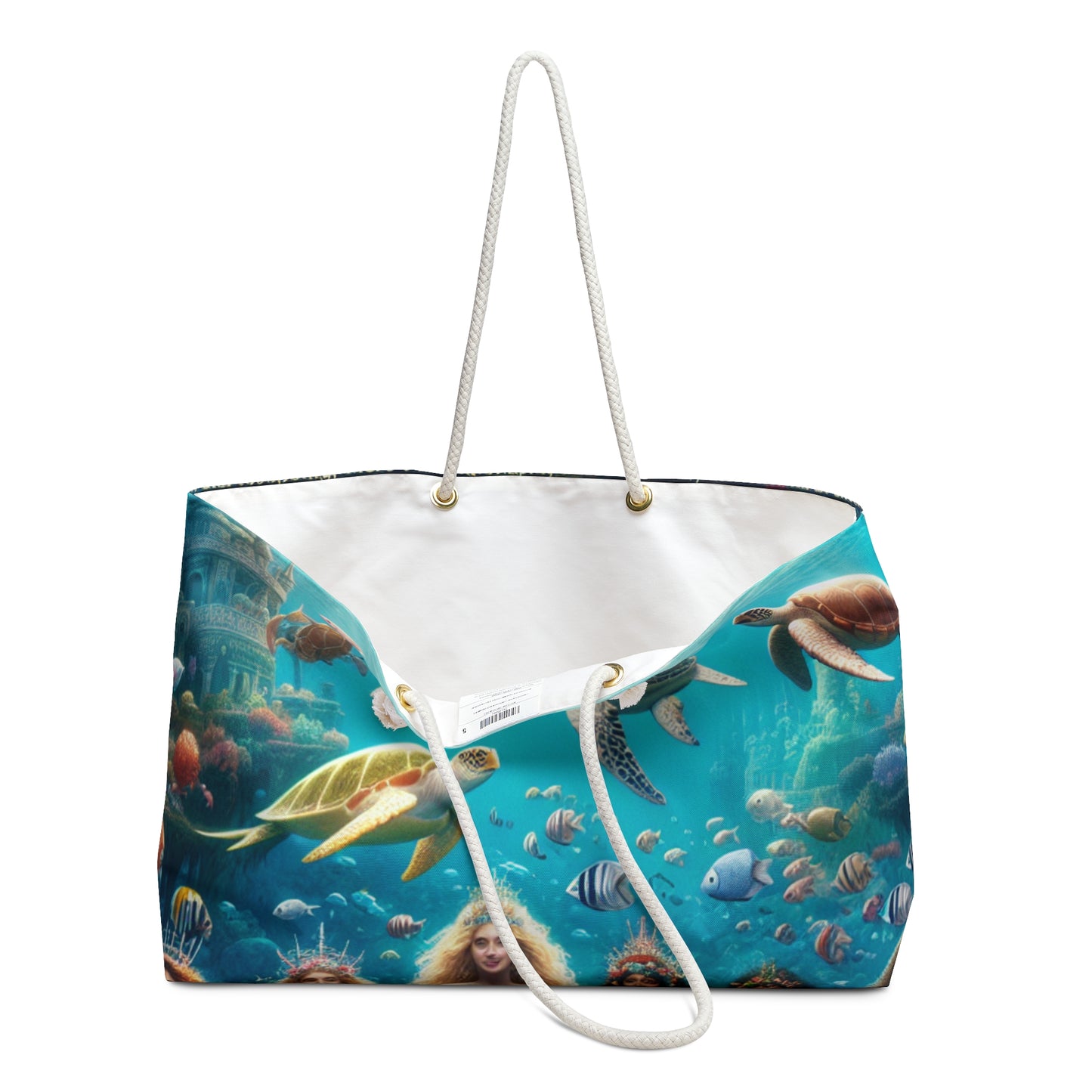 "Dive into the Enchanted Abyss: A Mermaid's Paradise" - The Alien Weekender Bag