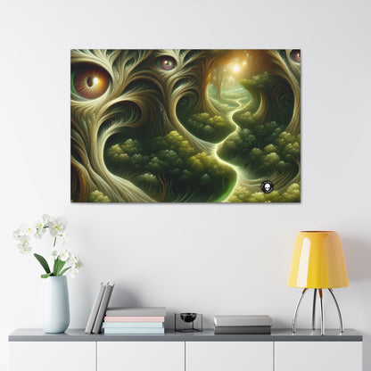 "Watchful Woods: The Path to Enchantment" - The Alien Canva