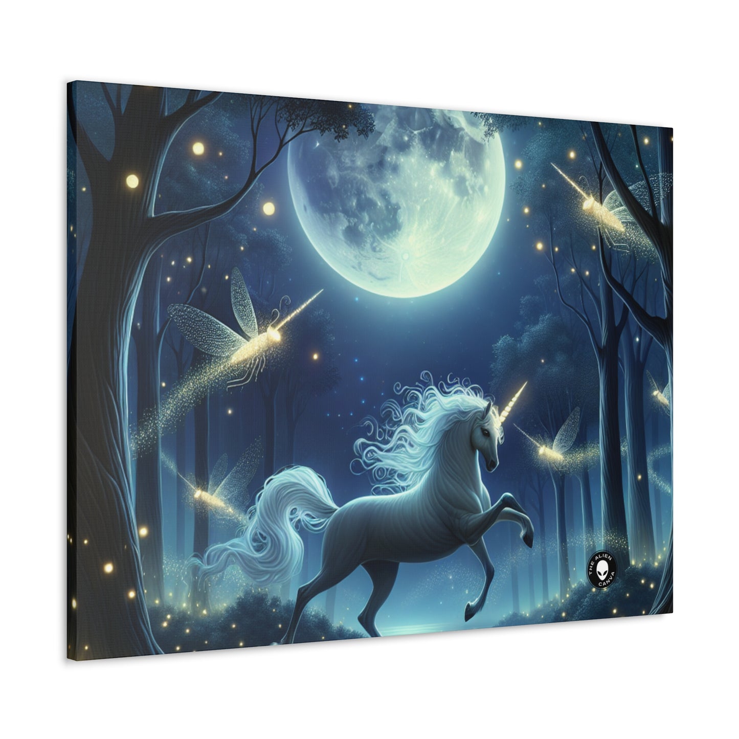 "Enchanted Moonlit Forest" - The Alien Canva