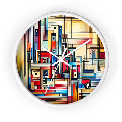 "Urban Symmetry: A Precisionist Perspective" - The Alien Wall Clock Precisionism