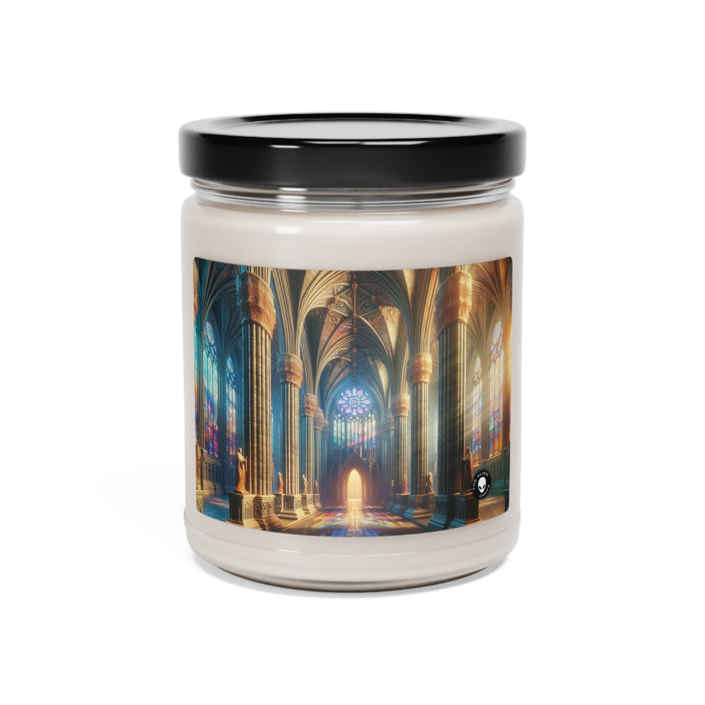 Shadows of the Gothic Cathedral - The Alien Scented Soy Candle 9oz Gothic Art