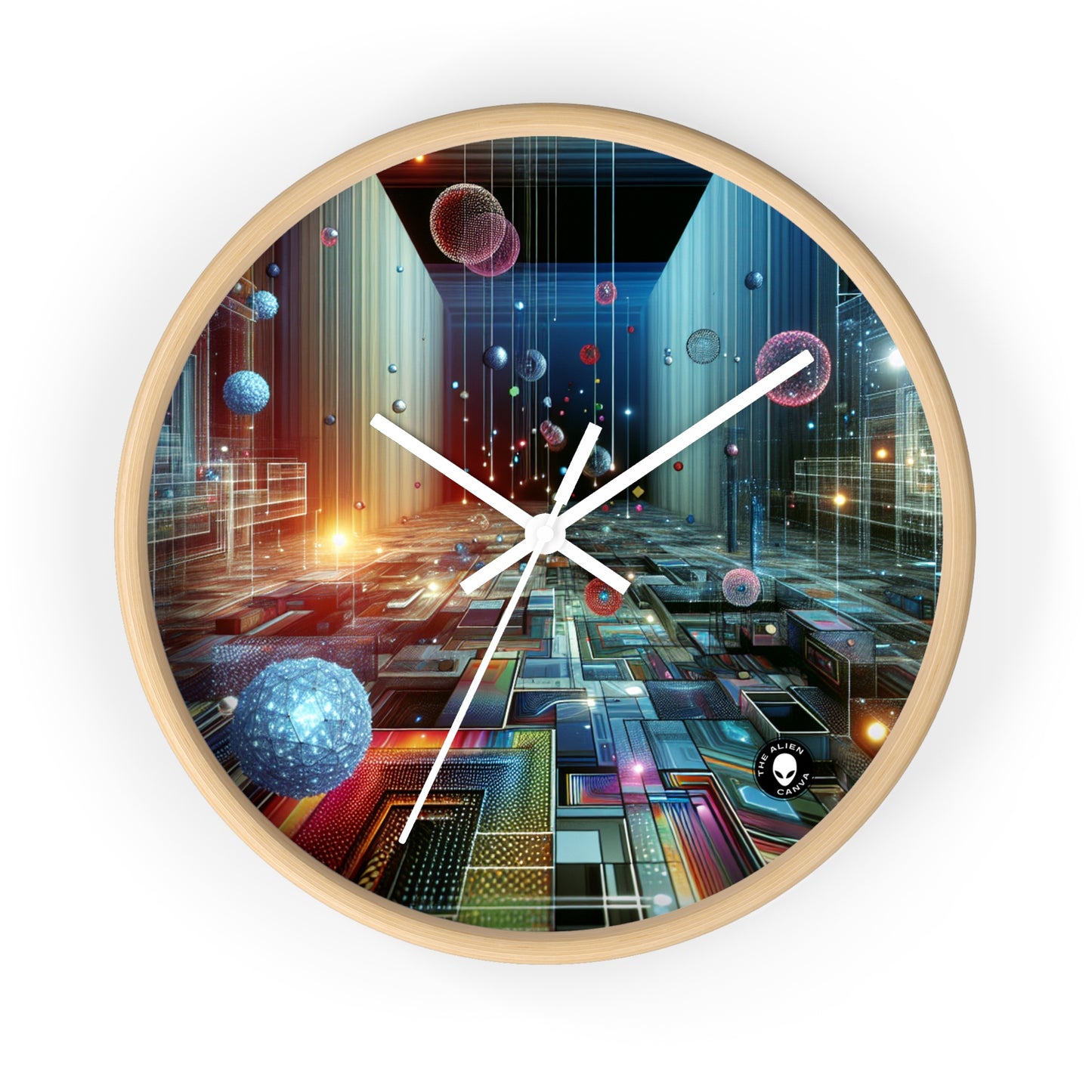 "Enchanted Oasis: A Virtual Reality Garden Experience" - The Alien Wall Clock Virtual Reality Art