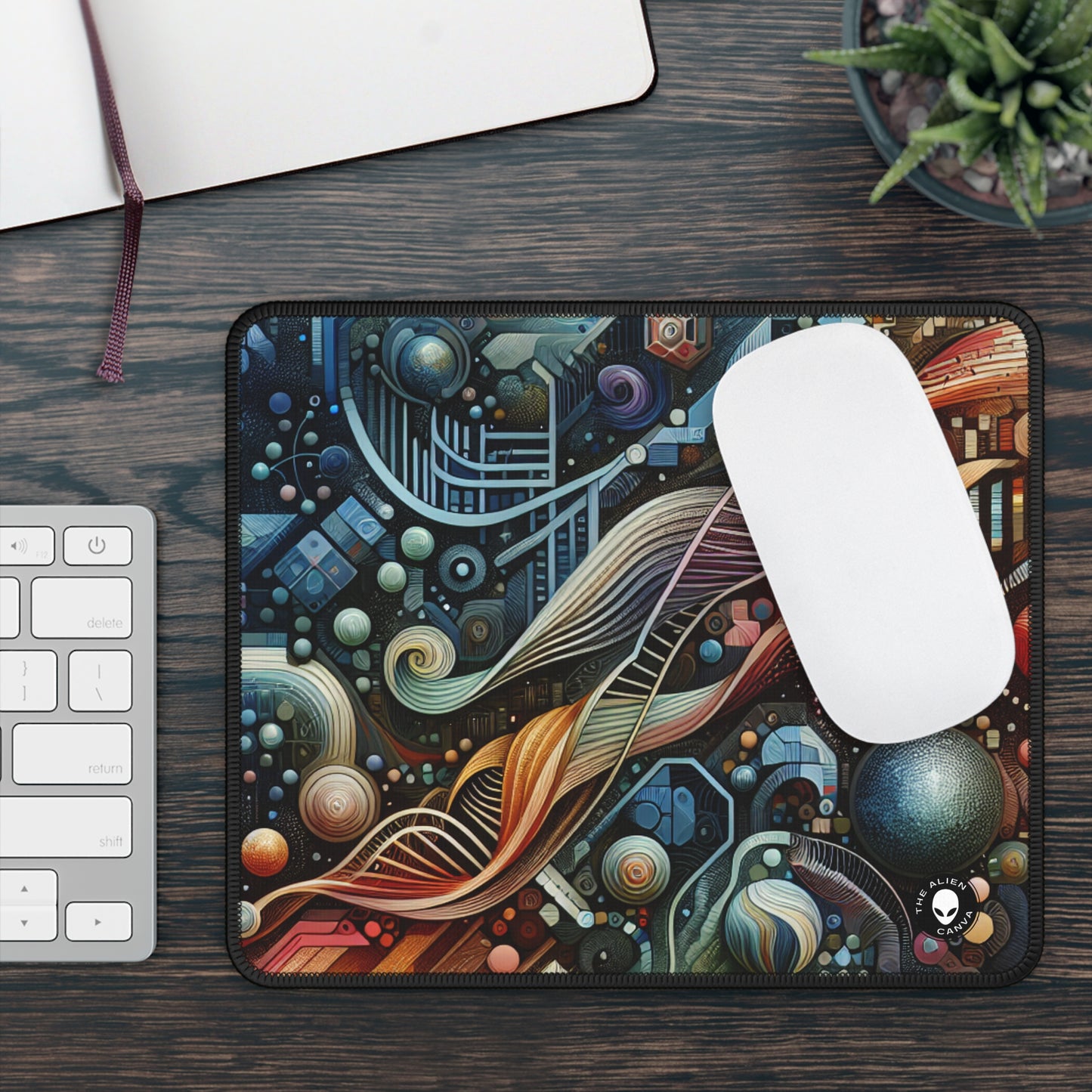 "Bio-Futurism: Butterfly Wing Inspired Art" - The Alien Gaming Mouse Pad Bio Art