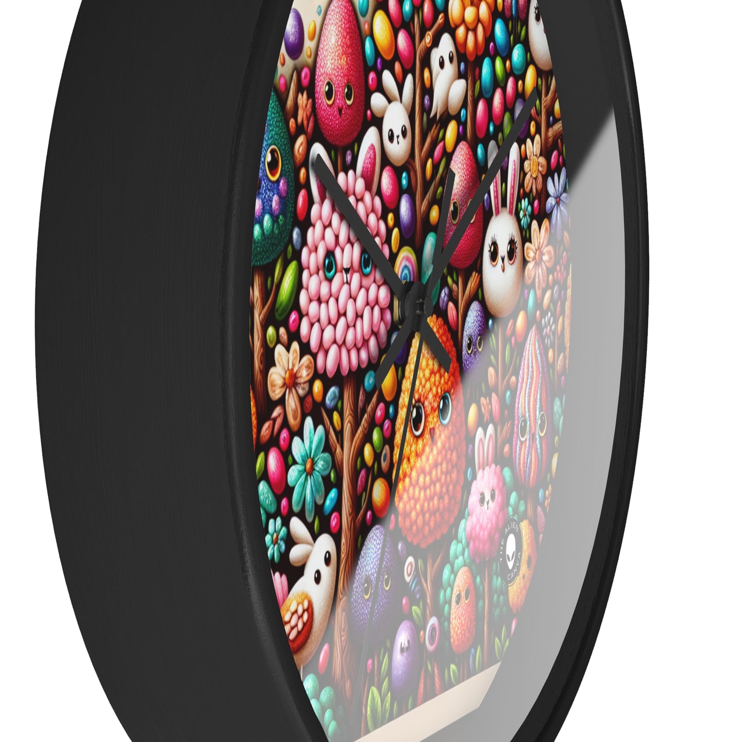 "Jellybean Forest Fantasy" - L'horloge murale extraterrestre