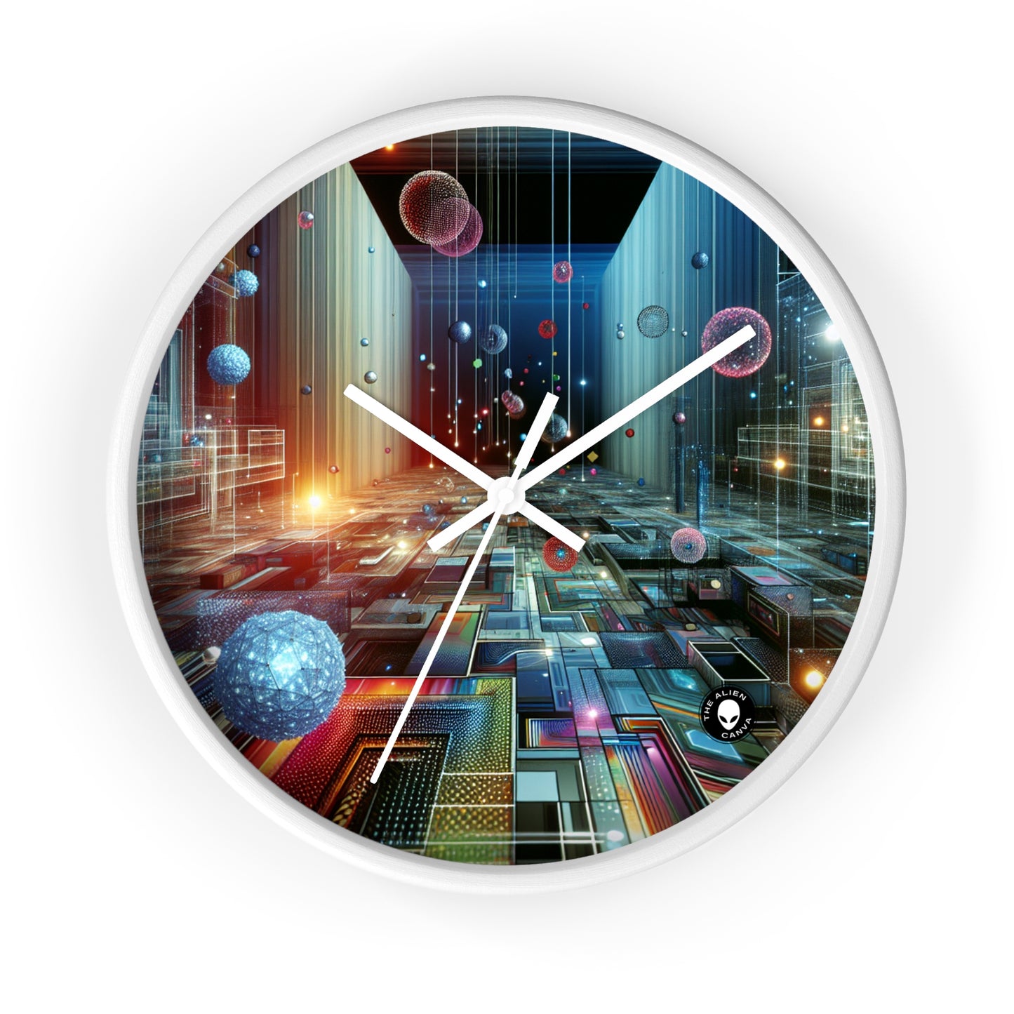 "Enchanted Oasis: A Virtual Reality Garden Experience" - The Alien Wall Clock Virtual Reality Art