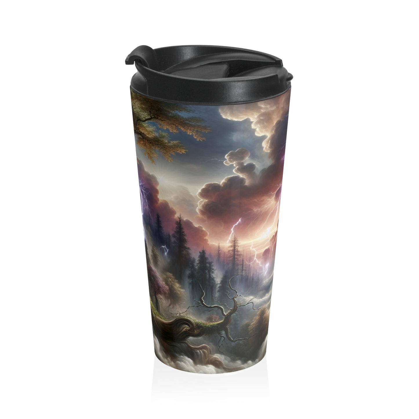 "Thunderstruck Forest" - The Alien Stainless Steel Travel Mug