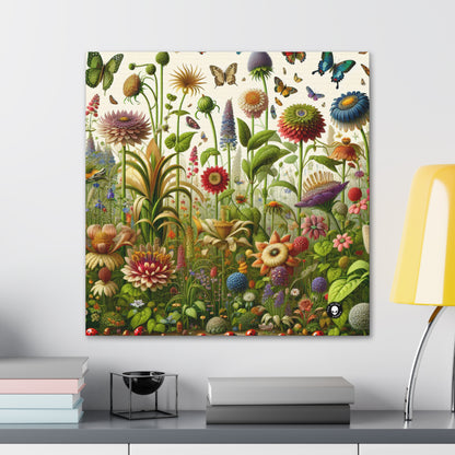 "Enchanted Garden: A Whimsical Scene" - The Alien Canva